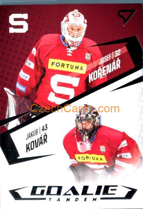 KOŘENÁŘ,  KOVÁŘ 2023/24 SportZoo Tipsport ELH Goalie Tandem #GT-05