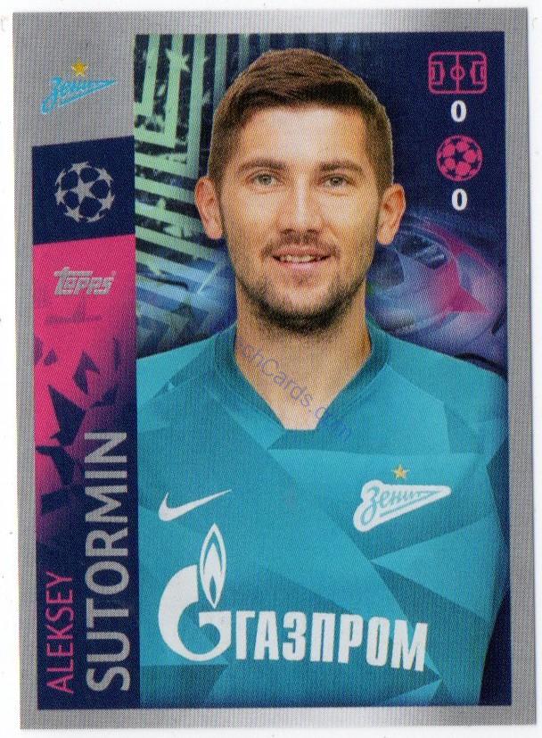 Aleksei Sutormin 2019/20 Topps sticker #493