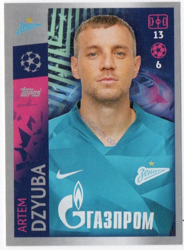Artem Dzyuba 2019/20 Topps sticker #496