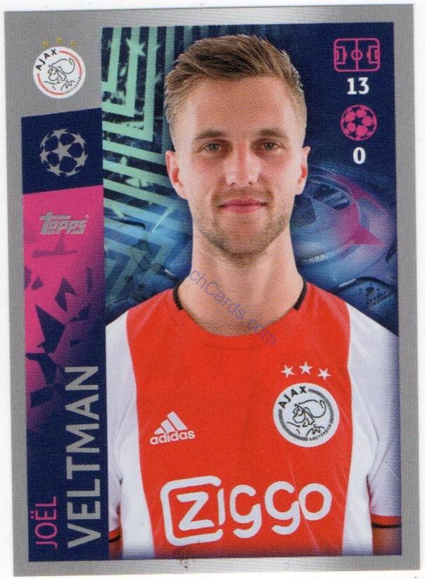 Joël Veltman 2019/20 Topps sticker #503