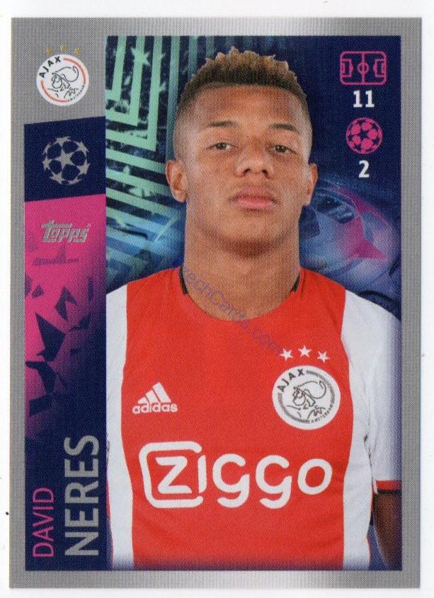 David Neres 2019/20 Topps sticker #511