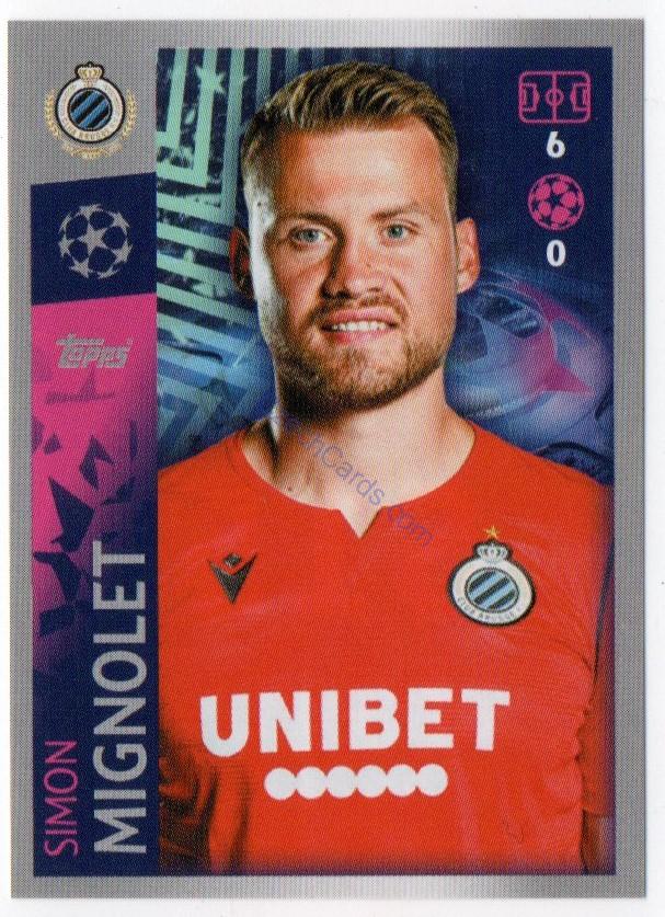 Simon Mignolet 2019/20 Topps sticker #515
