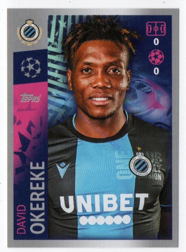 David Okereke 2019/20 Topps sticker #527