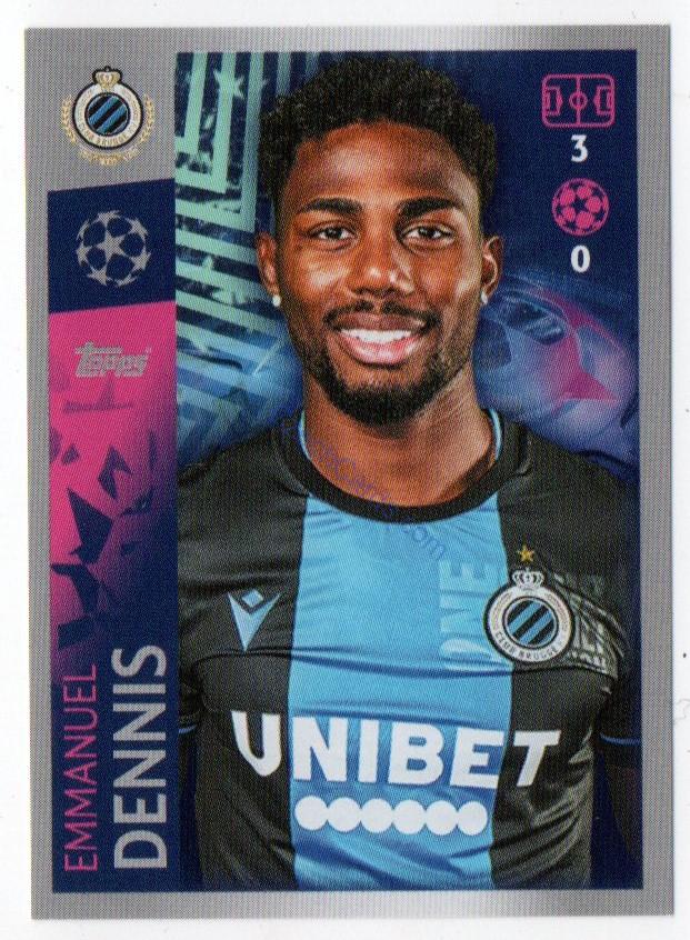 Emmanuel Dennis 2019/20 Topps sticker #529