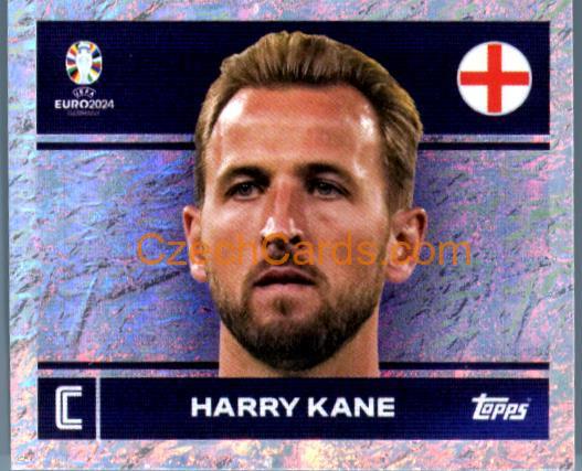 Harry Kane 2024 Topps UEFA Euro sticker foil #ENG2