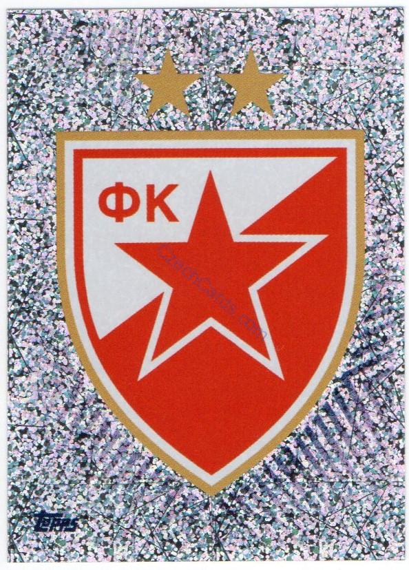 FK Crvena Zvezda Club Badge 2019/20 Topps sticker #530