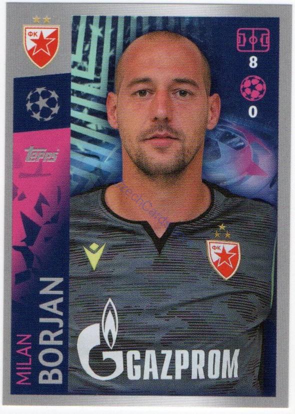Milan Borjan 2019/20 Topps sticker #531
