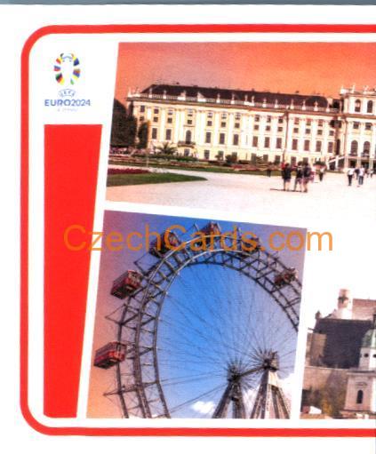 Austria Landmark 1/2 2024 Topps UEFA Euro sticker #AUT-P1