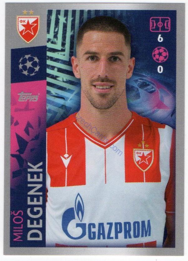 Miloš Degenek 2019/20 Topps sticker #532