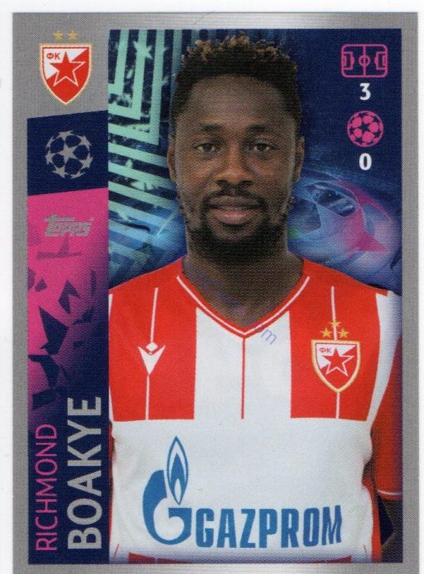 Richmond Boakye 2019/20 Topps sticker #544