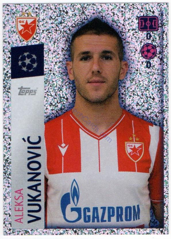 Aleksa Vukanović 2019/20 Topps sticker #545