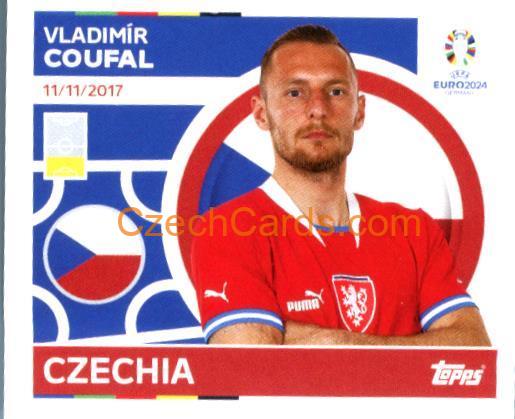 Vladimír Coufal 2024 Topps UEFA Euro sticker #CZE7