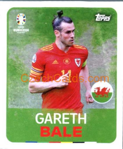 Gareth Bale Legend 2024 Topps UEFA Euro sticker #LEG2