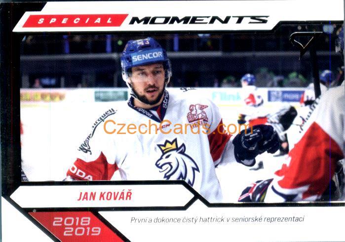 Jan Kovář 2024 Sportzoo Hokejové Česko Special Moments #SM-06