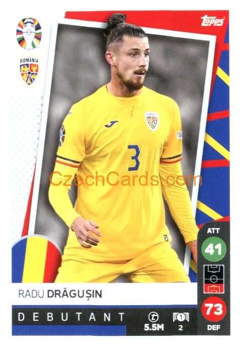 Radu Dragusin 2024 Topps Match Attax EURO LIDL Czech edition #2