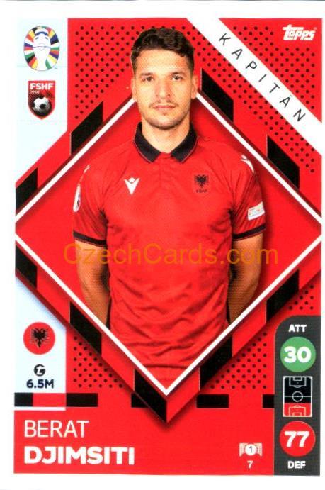 Berat Djimsiti 2024 Topps Match Attax EURO LIDL Czech edition #7