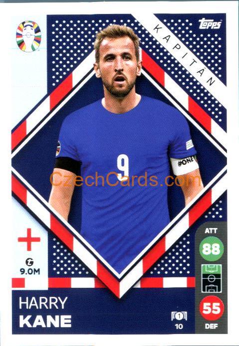 Harry Kane 2024 Topps Match Attax EURO LIDL Czech edition #10
