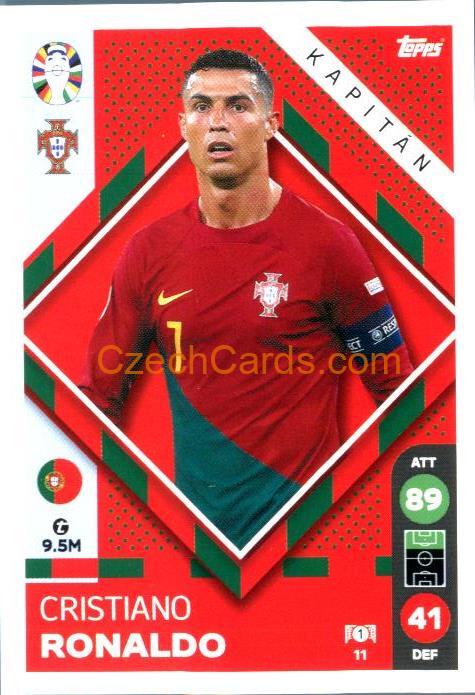 Cristiano Ronaldo 2024 Topps Match Attax EURO LIDL Czech edition #11