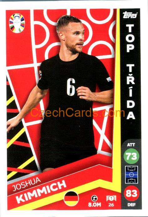Joshua Kimmich 2024 Topps Match Attax EURO LIDL Czech edition #26