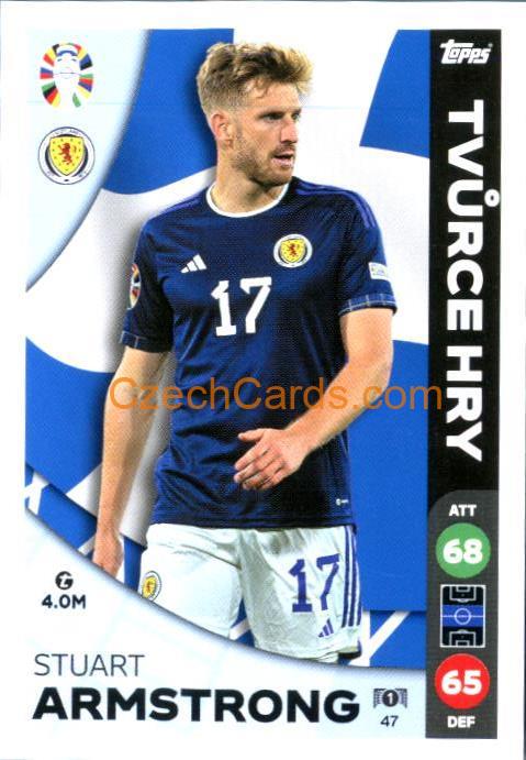 Stuart Armstrong 2024 Topps Match Attax EURO LIDL Czech edition #47