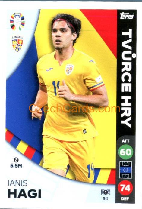 Ianis Hagi 2024 Topps Match Attax EURO LIDL Czech edition #54