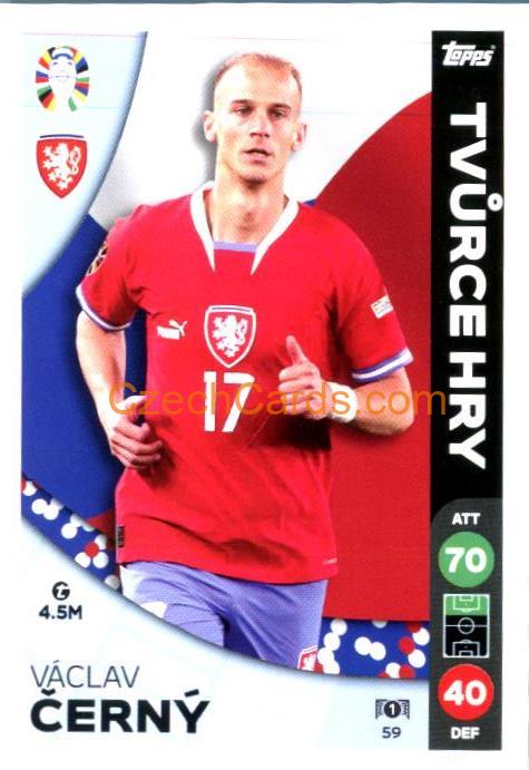 Václav Černý 2024 Topps Match Attax EURO LIDL Czech edition #59