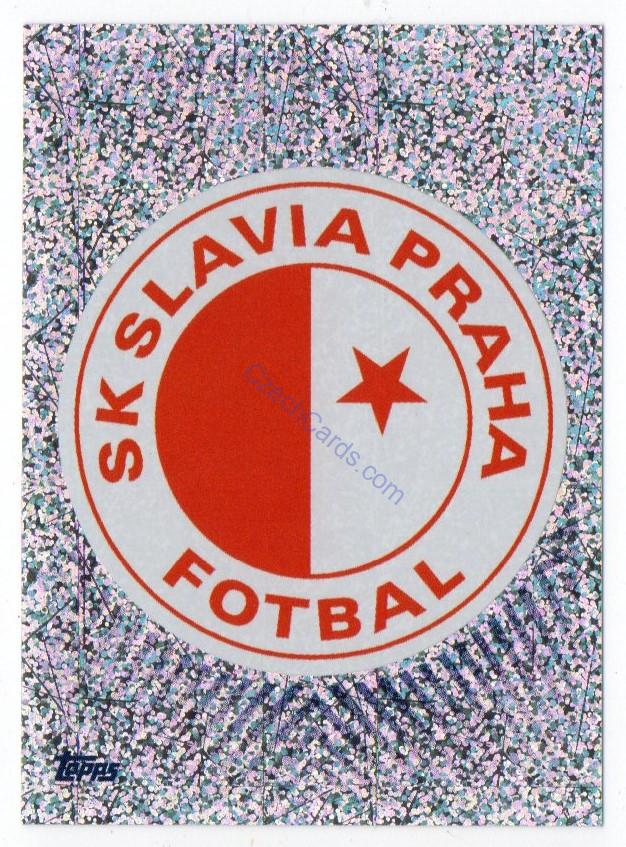 SK Slavia Prague Club Badge 2019/20 Topps sticker #578
