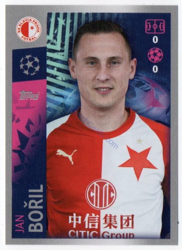 Jan Bořil 2019/20 Topps sticker #580