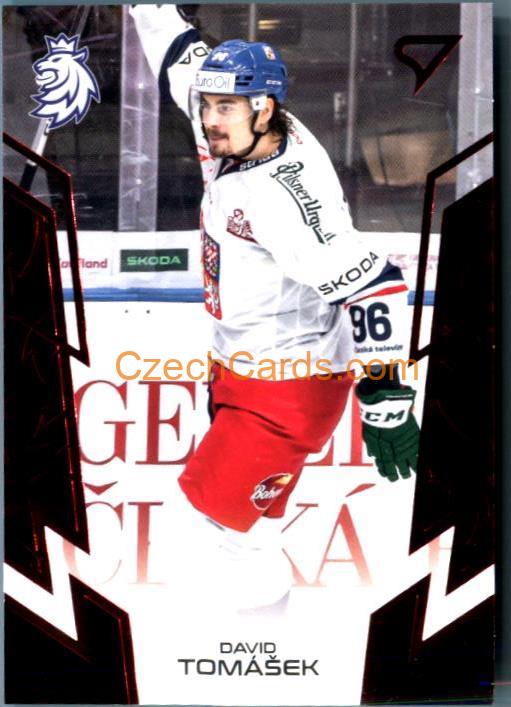 David Tomášek 2024 Sportzoo Hokejové Česko Red #60