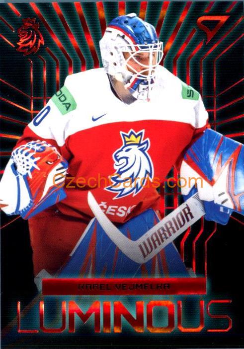 Karel Vejmelka 2024 Sportzoo Hokejové Česko Luminous Red #LS-03