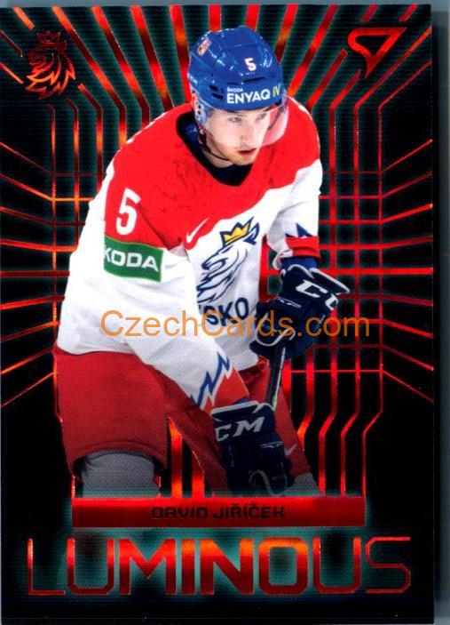 David Jiříček 2024 Sportzoo Hokejové Česko Luminous Red #LS-07