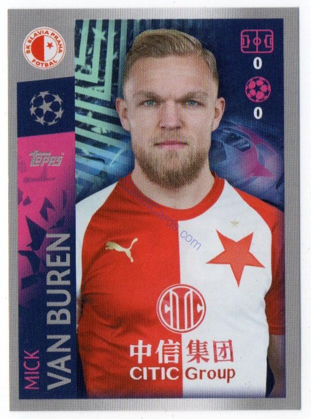 Mick van Buren 2019/20 Topps sticker #593