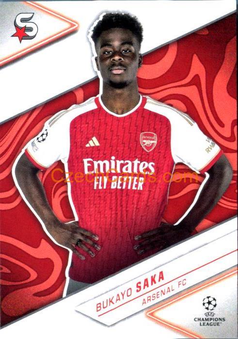 Bukayo Saka 2023/24 Topps Superstars #10