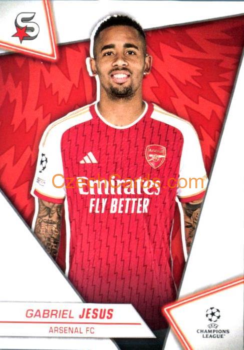 Gabriel Jesus 2023/24 Topps Superstars #14