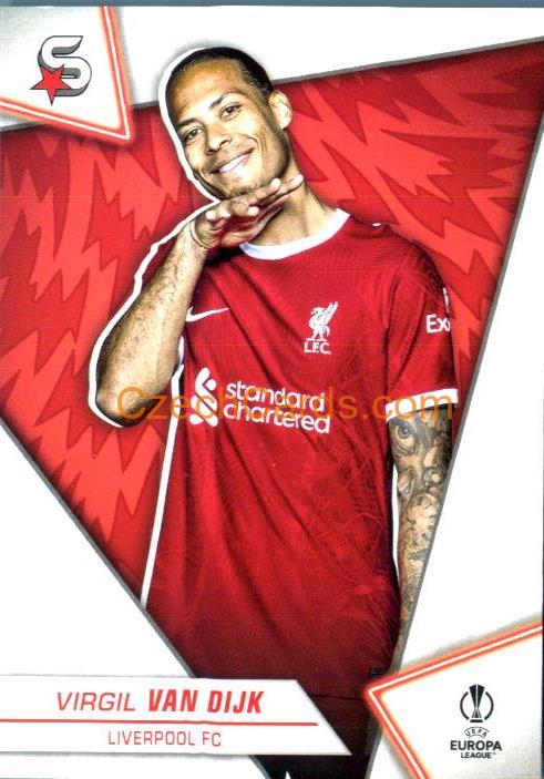 Virgil van Dijk 2023/24 Topps Superstars #83