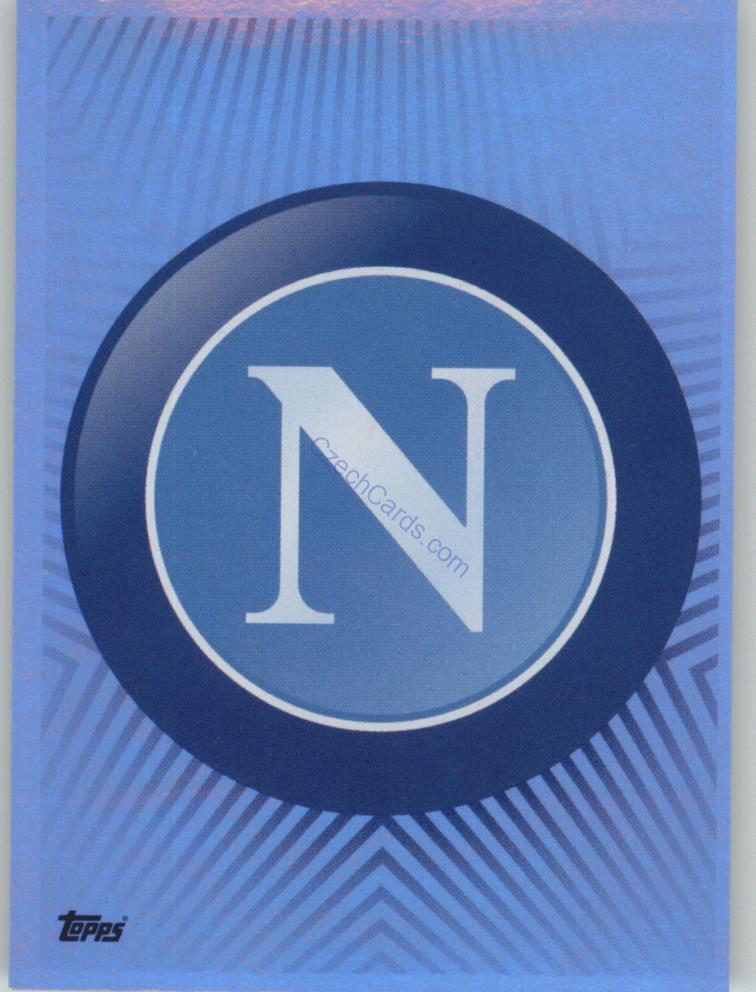SSC Napoli Club Badge 2019/20 Topps sticker #346