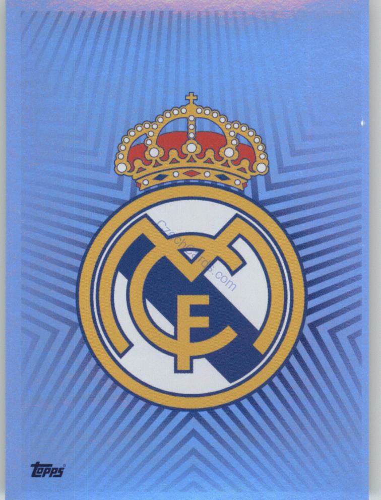 Real Madrid Club Badge 2019/20 Topps sticker #384