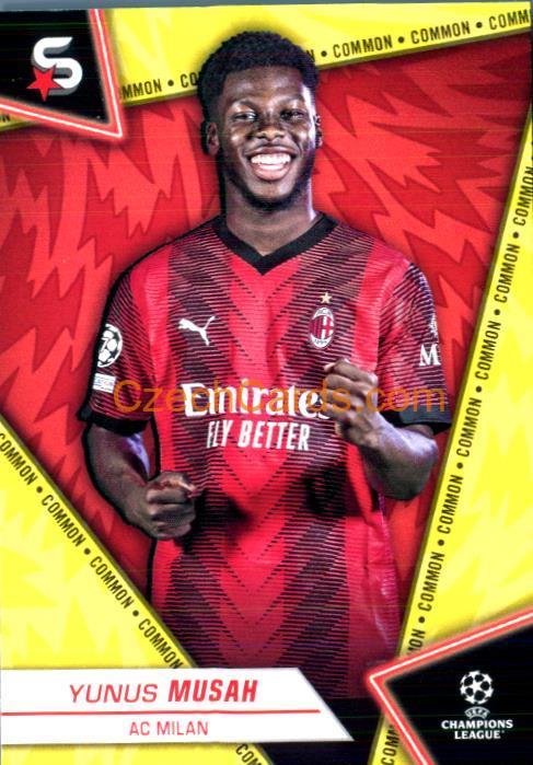 Yunus Musah 2023/24 Topps Superstars common #5
