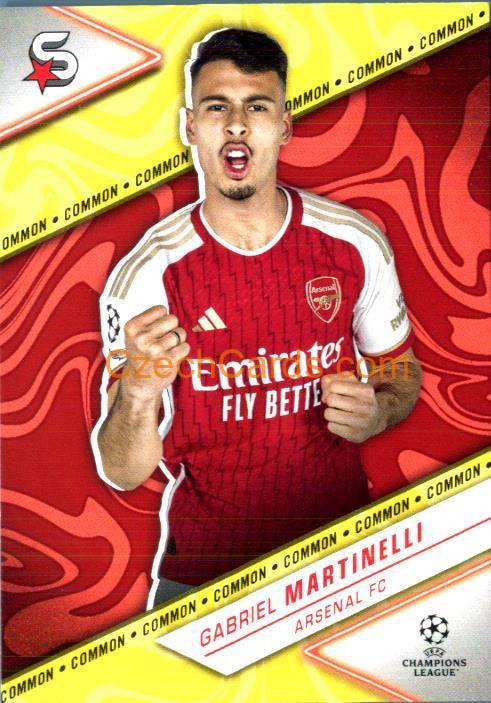 Gabriel Martinelli 2023/24 Topps Superstars common #9