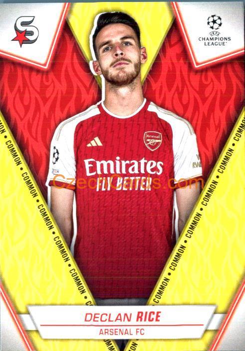 Declan Rice 2023/24 Topps Superstars common #13