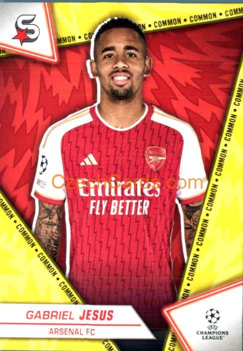 Gabriel Jesus 2023/24 Topps Superstars common #14