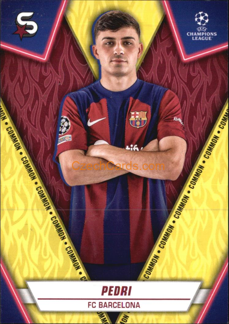Pedri 2023/24 Topps Superstars common #44