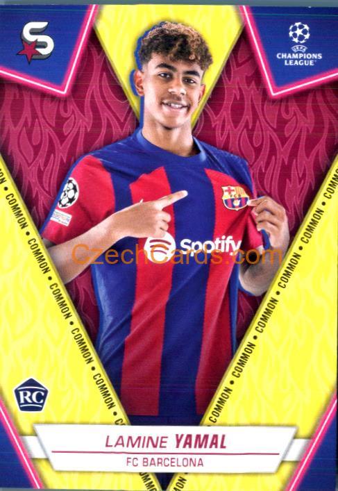 Lamine Yamal 2023/24 Topps Superstars common #48 RC