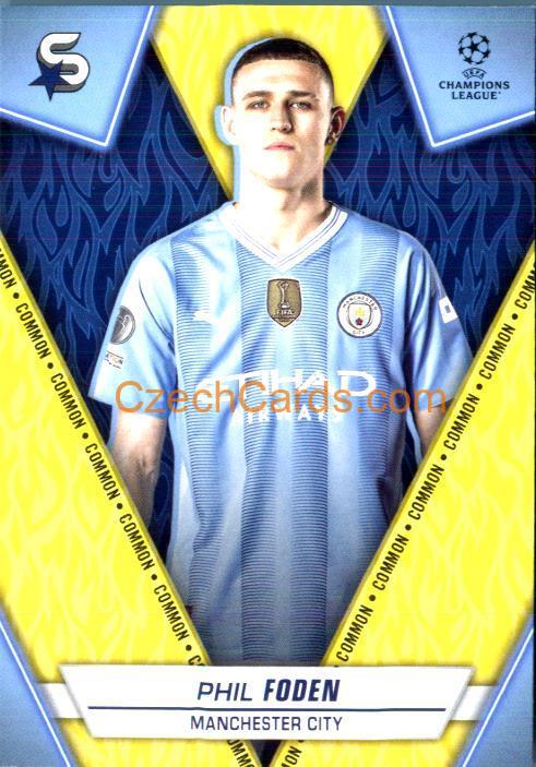 Phil Foden 2023/24 Topps Superstars common #89