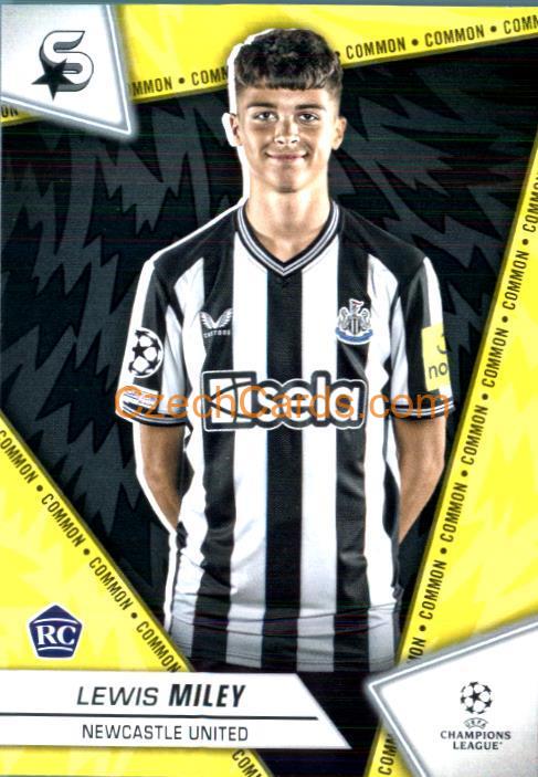 Lewis Miley 2023/24 Topps Superstars common #104 RC