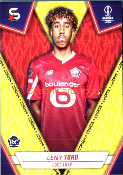 Leny Yoro 2023/24 Topps Superstars common #174 RC