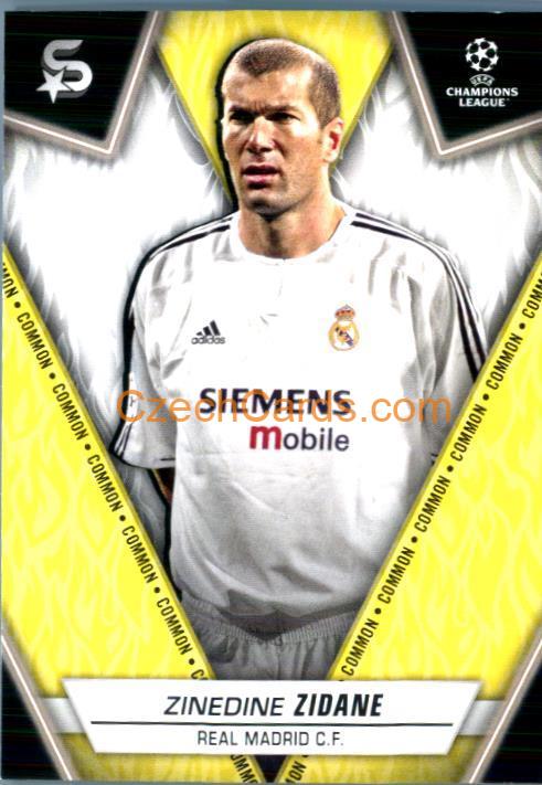 Zinedine Zidane 2023/24 Topps Superstars common #193