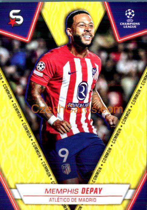 Memphis Depay 2023/24 Topps Superstars variation #21