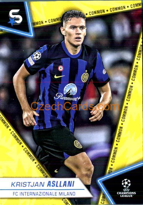 Kristjan Asllani 2023/24 Topps Superstars variation #65