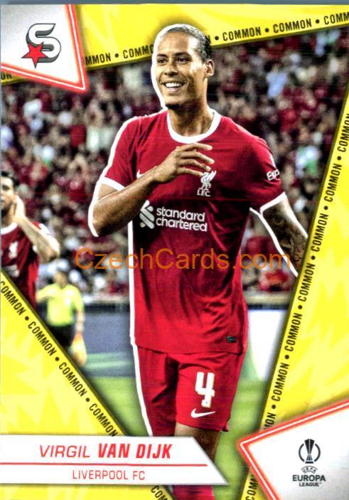 Virgil van Dijk 2023/24 Topps Superstars variation #83